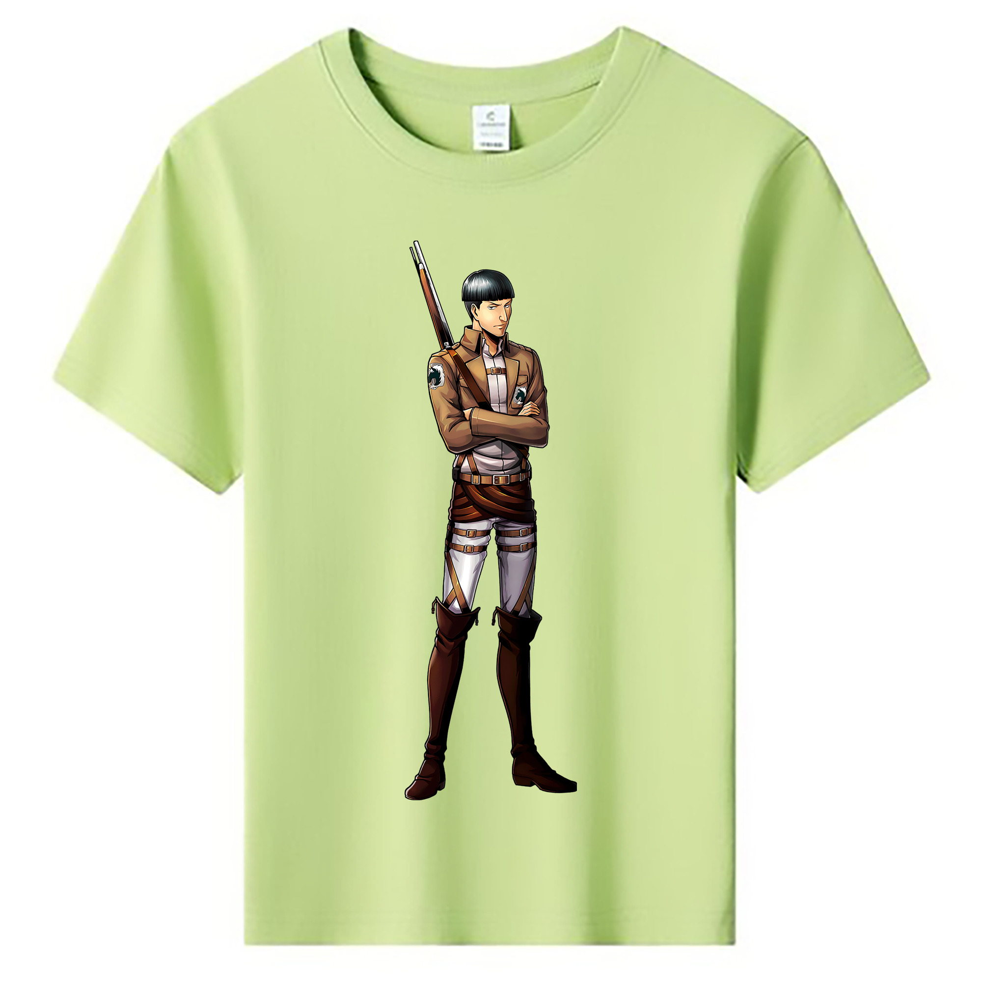（画像用） 進撃の巨人 Attack on Titan 綿100％キッズTシャツ（フロントプリント）